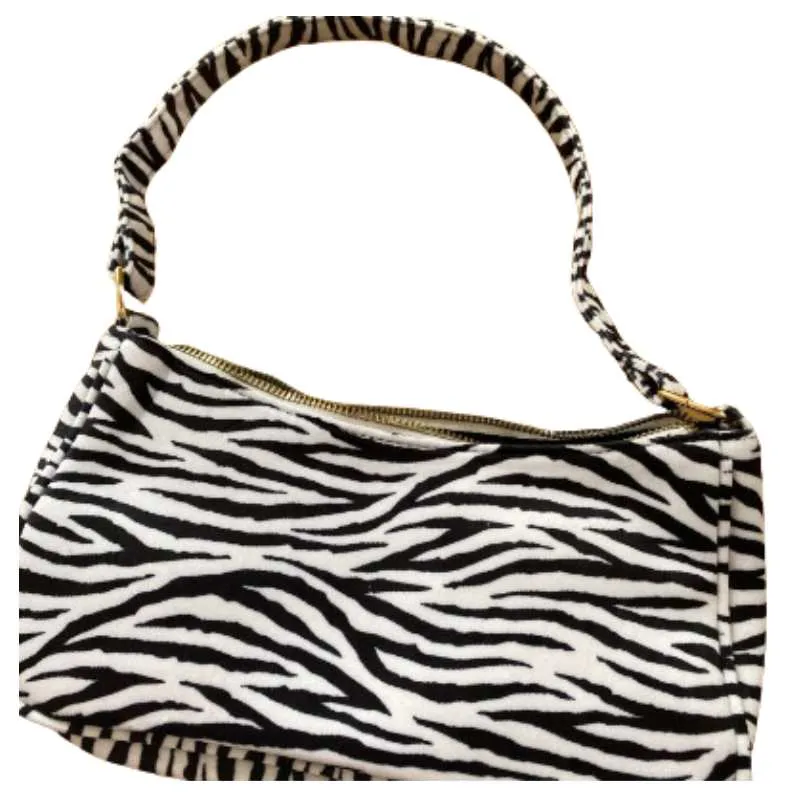 Zebra Underarm Fashion Bag